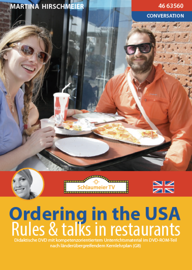 Ordering in the USA: Rules and Talks in restaurants. Hier geht es um Everyday English und den Melting Pott Amerika. Hier geht es direkt zum Film: https://schlaumeiertv.de/filme/ordering-usa/ und hier zum Download: https://schlaumeiertv.de/downloads/ordering-usa-download/